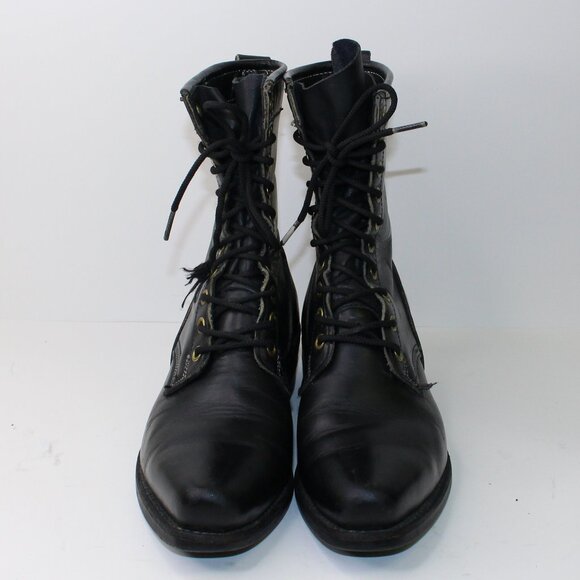 Dayton Canada Western Lace Biker Women Boots (7.5 US) - Picture 5 of 11